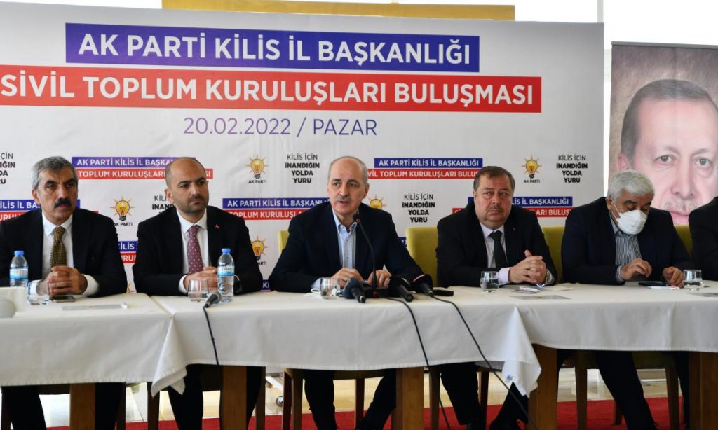 AK Parti Genel Başkanvekili Kurtulmuş, Kilis’teki STK temsilcileriyle buluştu Açıklaması