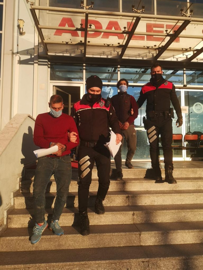 Edirne’de bahçeden tarım aleti çalan 2 şüpheli tutuklandı