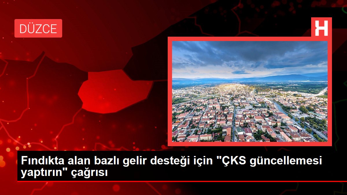Fındıkta alan bazlı gelir desteği için “ÇKS güncellemesi yaptırın” çağrısı