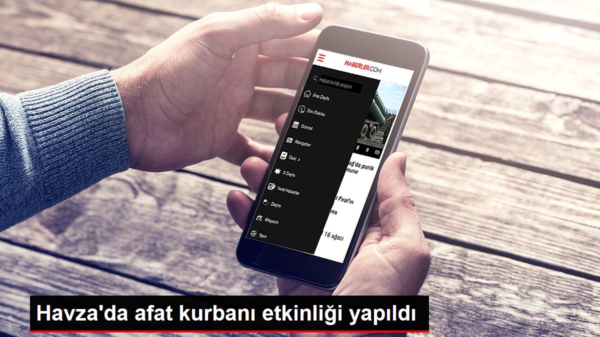 Havza’da afat kurbanı etkinliği yapıldı