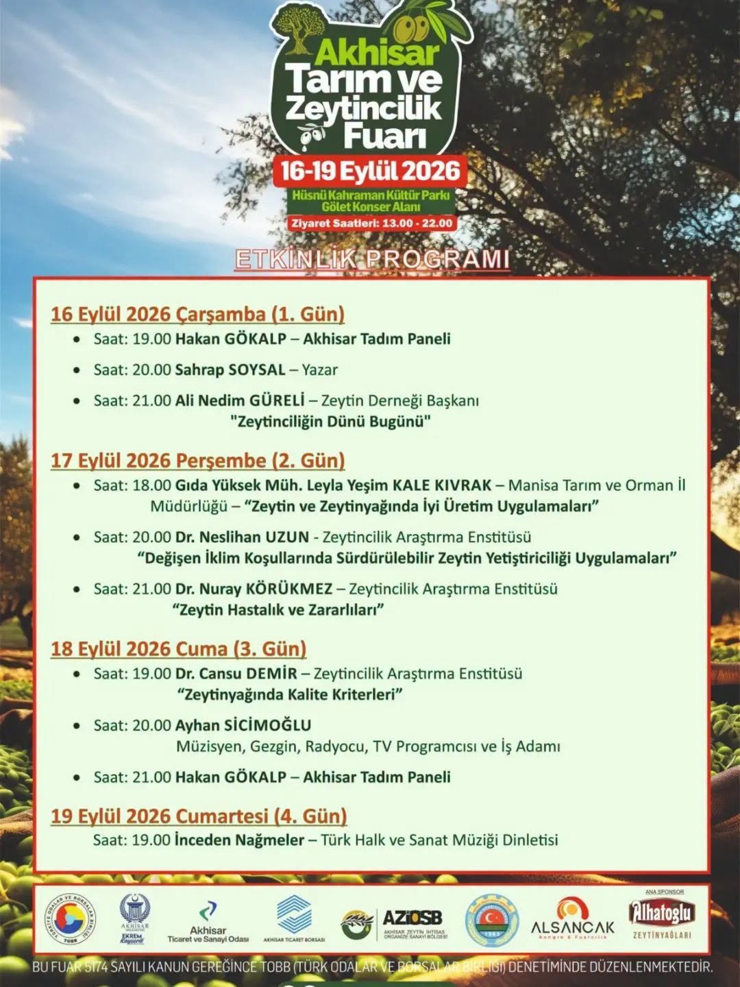 Akhisar Tarım ve Zeytincilik Fuarı
